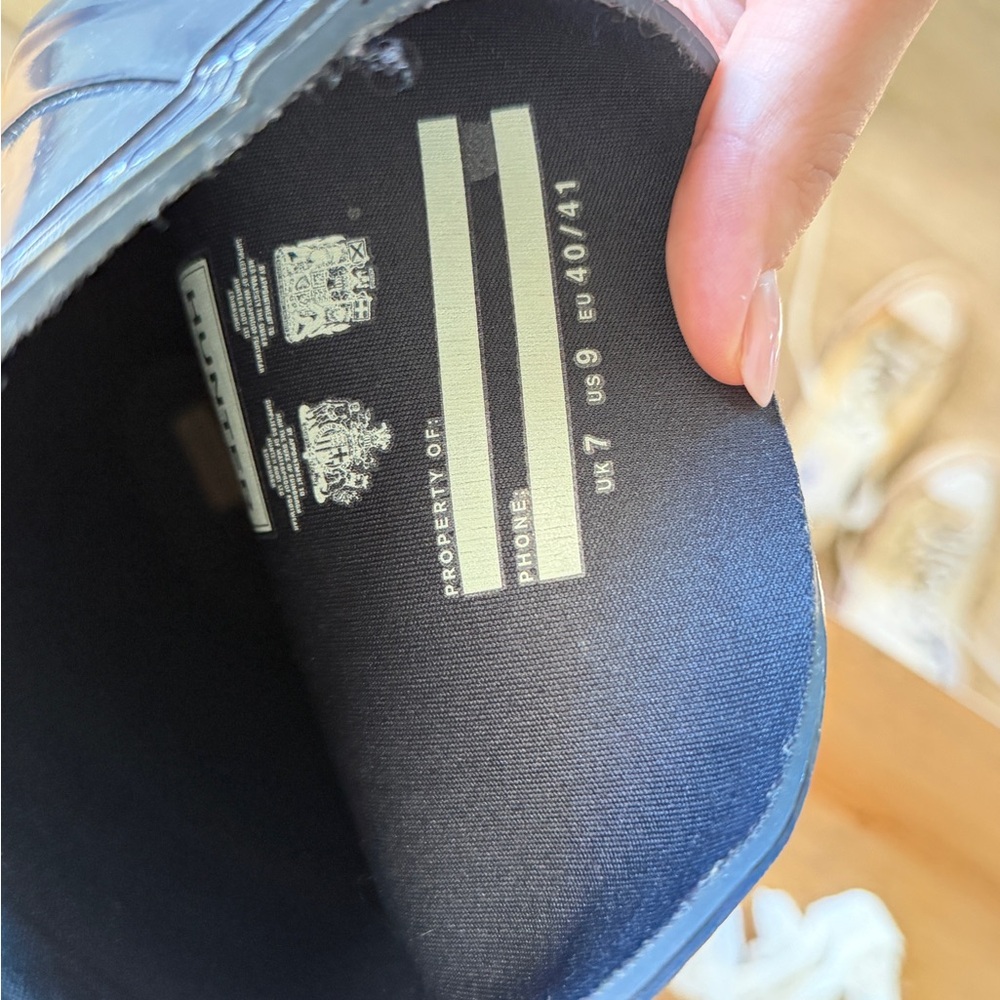 Hunter Dark Blue Tall Boots - Picture 5 of 6